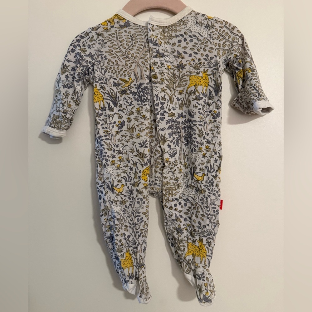 Magnetic Me Animal Patterned Footed Pajamas